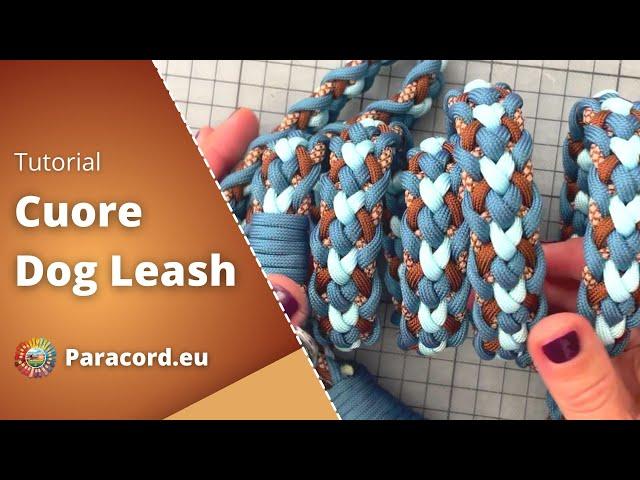 Braid a "Cuore" leash with paracord 550 | Kara Yatsu variant | Do It Yourself