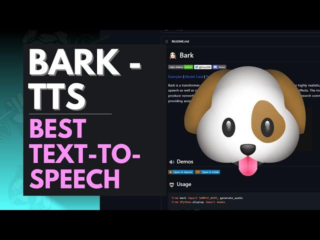 Bark: FREE Opensource Text-To-Speech Ai Tool - Realistic Humanlike Voices