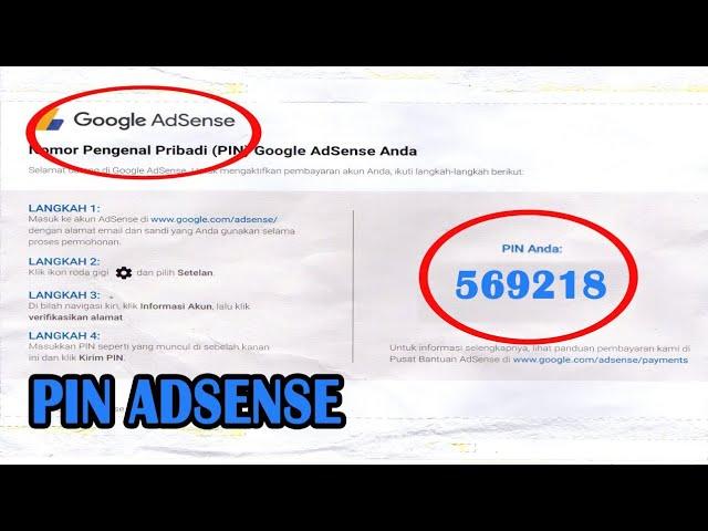 Cara Verifikasi Pin Google Adsense dengan Mudah dan Benar!