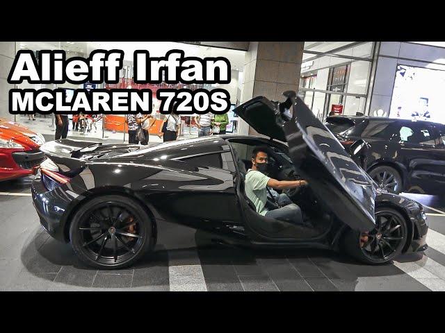 BIGGEST MALAYSIAN YOUTUBER ALIEFF IRFAN GO SHOPPING IN HIS NEW MCLAREN 720S!!!