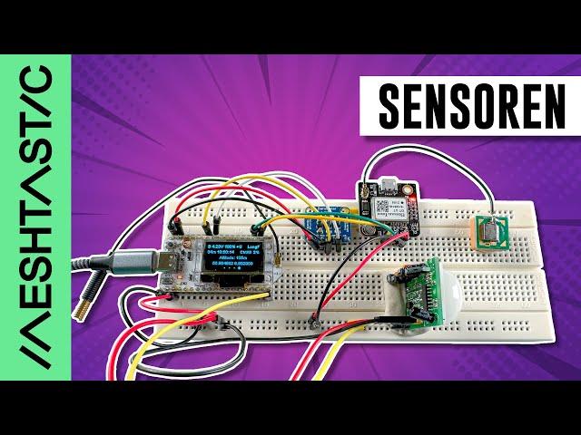 Meshtastic Tutorial  Sensoren - Temperatur, Bewegungsmelder & GPS