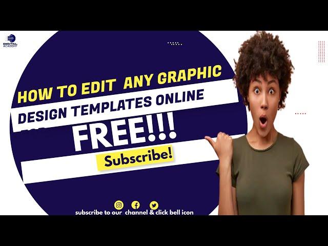 How To Edit Any Graphic Design Template Online For Free