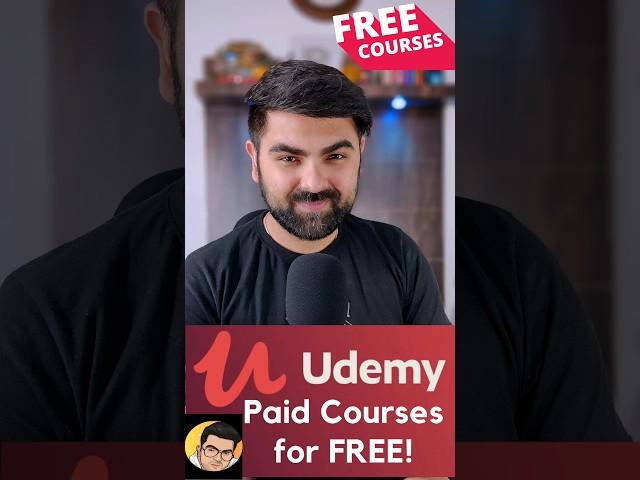 Free UDEMY Courses | How to get Paid courses for free #shortsfeed #shorts