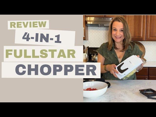 Review of Fullstar 4-in-1 Vegetable Chopper and Spiralizer | Kitchen Gadget Review | Amazon Home