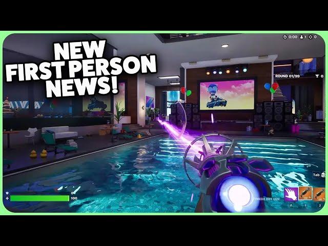 NEW First Person Fortnite Mode News!