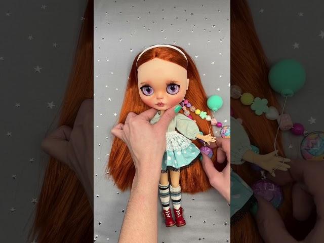 Mira lo que ocurre si tiras de sus cuerdas #kawaii #doll #muñecas #blythe #blythedoll