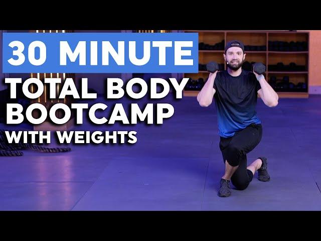 30 Minute Total Body Bootcamp with Weights