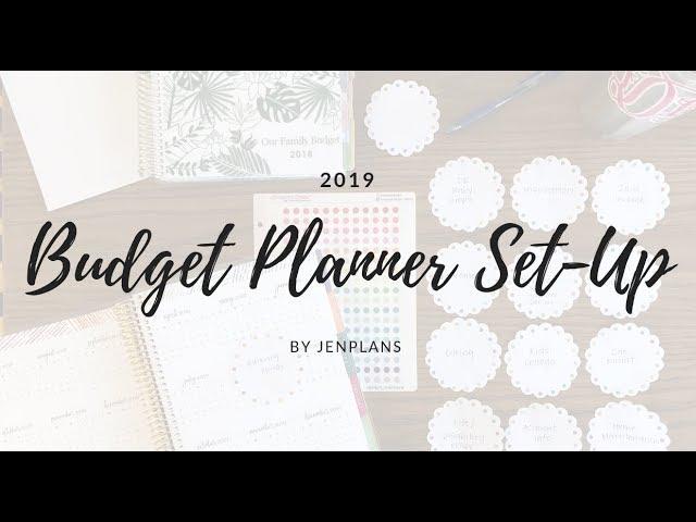 2019 BUDGET PLANNER SETUP | Erin Condren Monthly Deluxe Planner