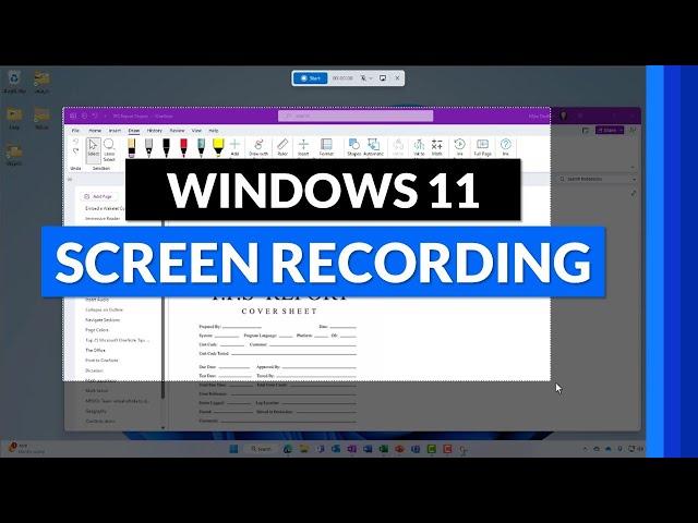 Windows 11 Screen Recorder with the Snipping Tool ️