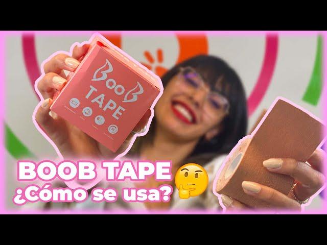 Aprende a usar la cinta Boob Tape | Funciona? 