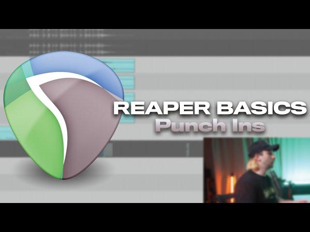 REAPER BASICS: Recording Punch Ins With Time Selection Auto Punch
