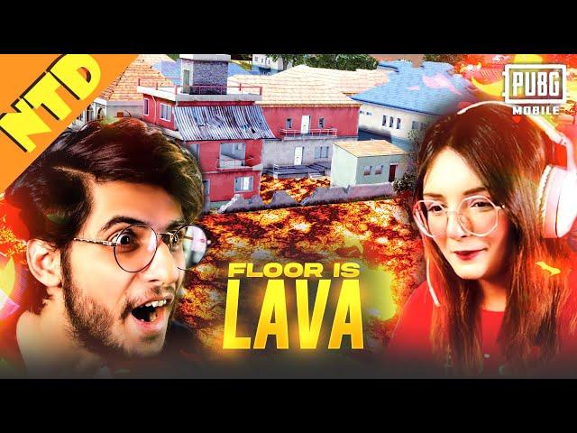 FLOOR IS LAVA  CHALLENGE | PUBGM/BGMI | NTD Playz