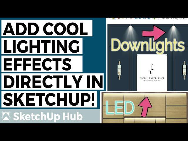 How To Light Your SketchUp Render/Elevation - Non Photoreal!