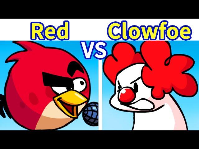 Friday Night Funkin': Clowfoe VS Angry Bird (Skinny Eggs) [FNF Mod]