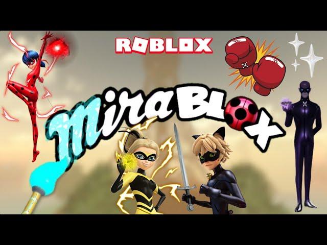 *ÉPICO* LUTEI USANDO OS PODERES DE MIRACULOUS!!! (MiraBlox) - Roblox