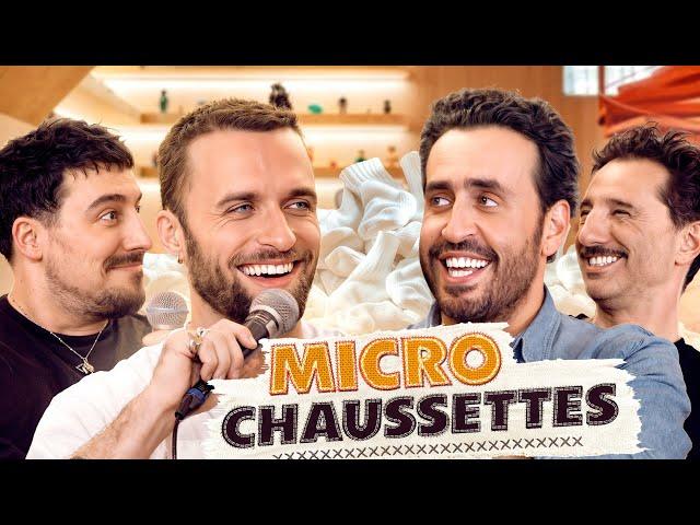 Jonathan Cohen et Squeezie en chaussettes (ft Freddy Gladieux & Jeantou) - Micro Chaussettes #1