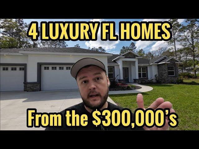 A Look at 4 Florida Luxury Homes For Sale from the $300Ks Leaving Tampa for Ocala and Citrus County!