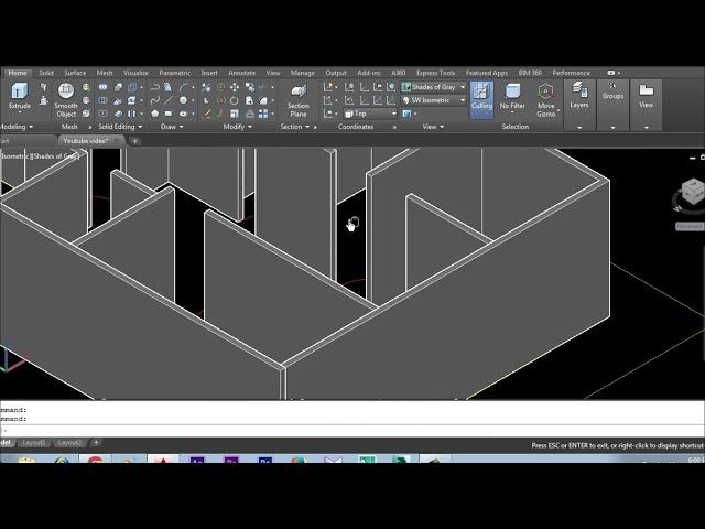 Auto CAD 2D plan and 3D model design || AutoCAD || Design || Home plan ||