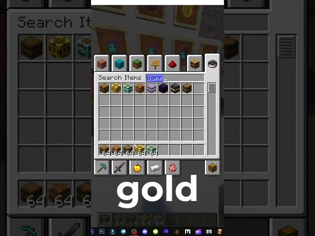 🟨 HOW to IMPROVE your BARREL in the Iron Chests Restocked MOD in MINECRAFT