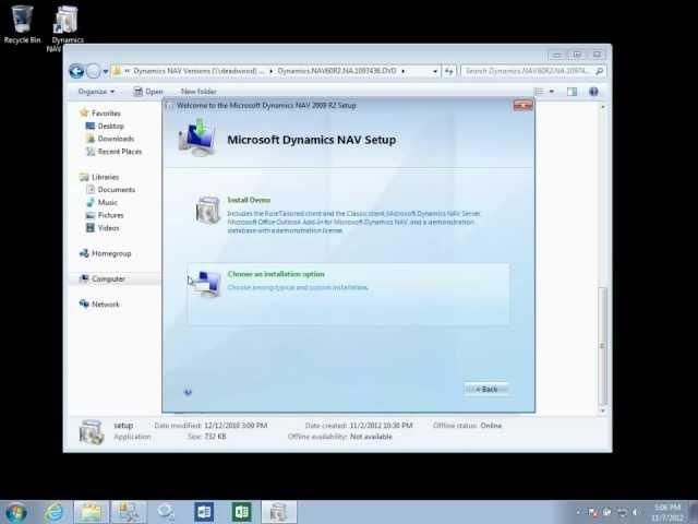 Microsoft Dynamics NAV 2009 - Installing the Service Tier