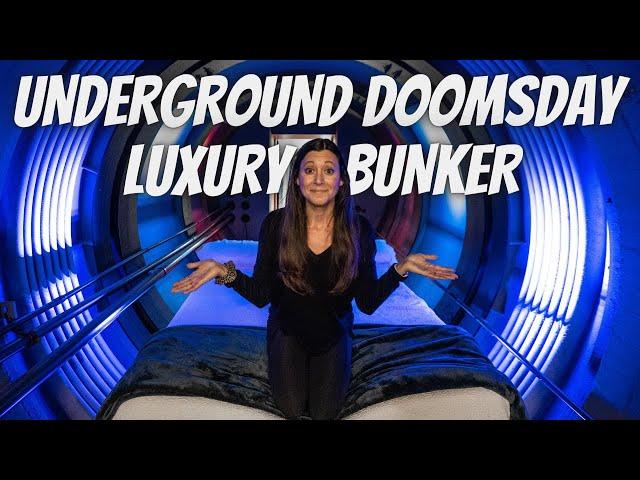 SLEEPING IN A LUXURY DOOMSDAY BUNKER (full tour)