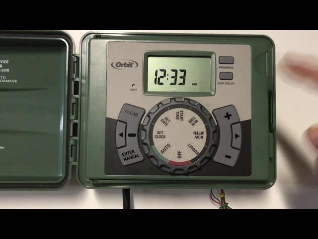 How to Program/Set Orbit Sprinkler Timer- Days, Duration, Time, etc orbit sprinkler 57896