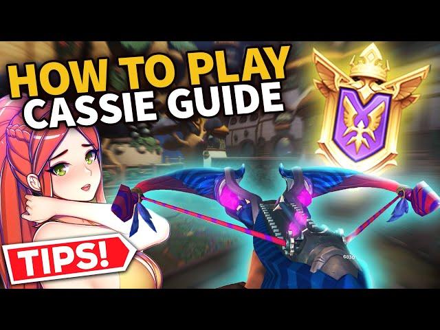 HOW TO PLAY CASSIE LIKE A PRO in ranked | Paladins Guide Cassie