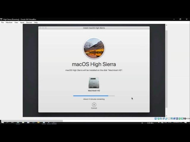 How to Install macOS High Sierra in VirtualBox on Windows 10