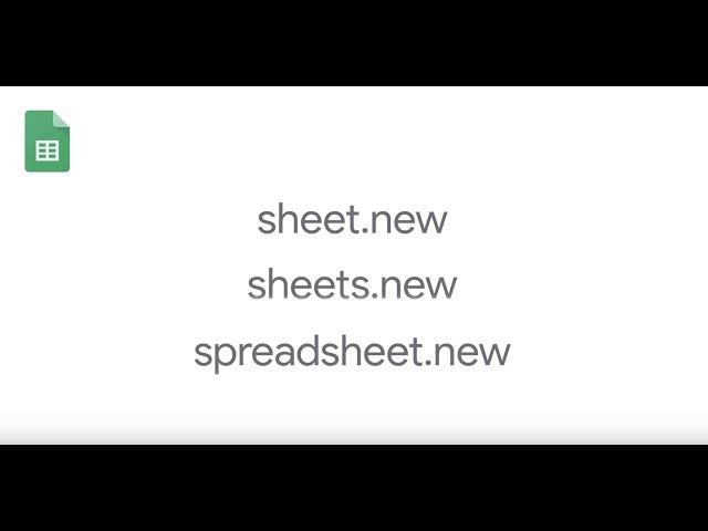 Open a new Google Sheet