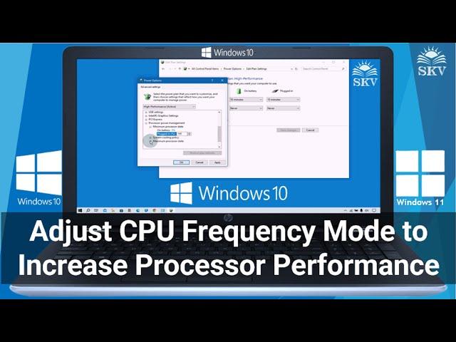 How to Adjust CPU Frequency Mode to Increase Processor Performance in Windows 10_11 Laptop