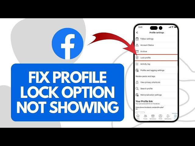 How To Fix Facebook Profile Lock Option (Not Showing)