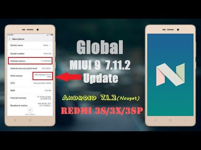 [Android 7.2 Nougat] Global Beta MIUI 9 7.11.2 For Redmi 3s prime/3x/3s [PART 3]