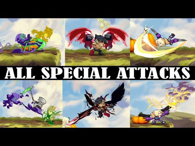 ALL SPECIAL ATTACKS TEKKEN CROSSOVER | BRAWLHALLA