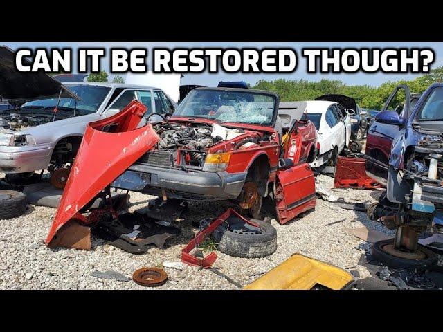 This GOLDMINE Junkyard had SAABs & Volvo's!