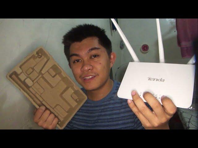 Tenda F3 - Unboxing and Initial Setup (Tagalog)