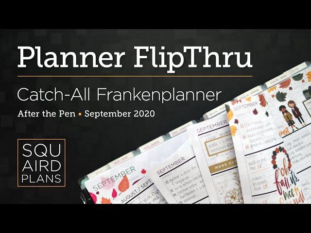 My September Catch-All Frankenplanner Flip Through :: Classic Happy Planner :: Squaird Plans :: 2020