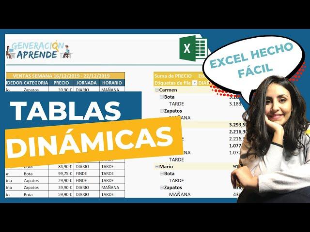  TABLAS DINÁMICAS desde CERO para PRINCIPIANTES : Cómo crear tablas dinámicas en EXCEL (2020) 