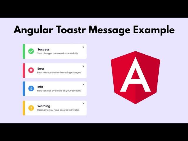 Angular 17 Toastr Message Example