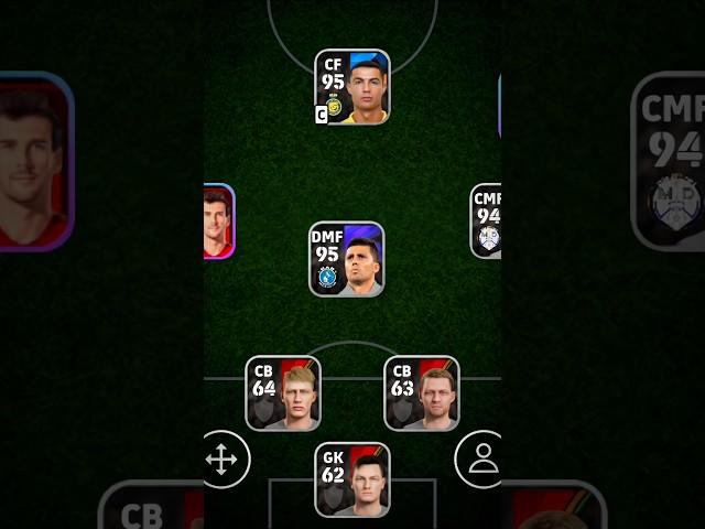 Best squad | 4-3-3 Formation | efootball 2024 mobile #shorts#efootball#pes#viral