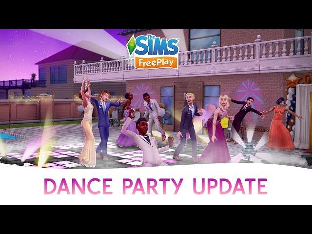 The Sims FreePlay Dance Party Update Official Trailer