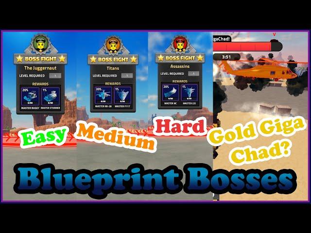 Blueprint Bosses & Gold Giga Chad? Coming Soon In Military Tycoon Roblox