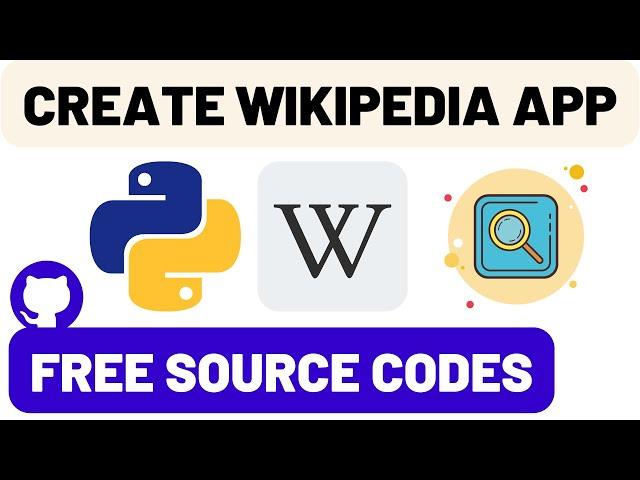 How to create Wikipedia App - Python Tkinter GUI