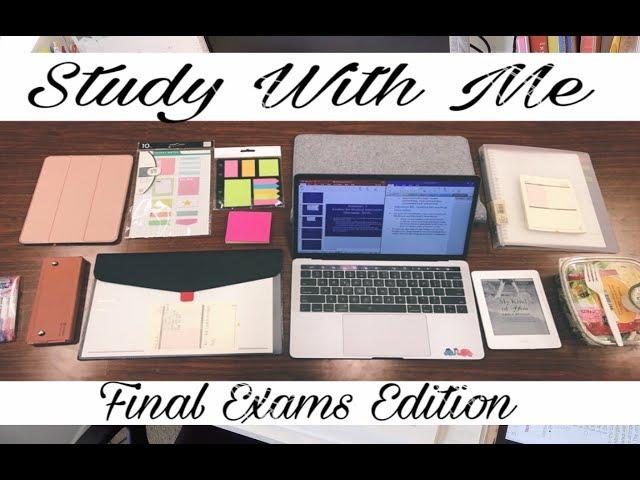 【颠颠】Study With Me (Final Exams Edition) |我要变学霸 | 如何准备期末考| 学习方法分享