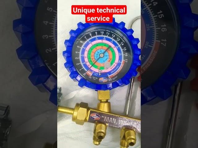 manifold gauge Pressure and temperature Chart #refrigeration #pressuregauge #refrigerant