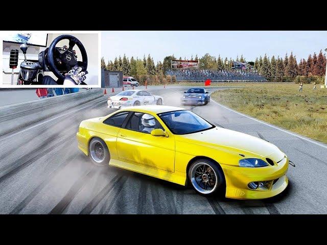 Double 360 Tandem Drift | (4k) Ultra-Graphics Assetto Corsa Mods - Thrustmaster Setup