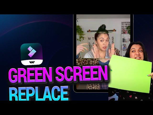 Green Screen Square Replacement Effect | FilmoraGo Mobile Video Editing Tutorial