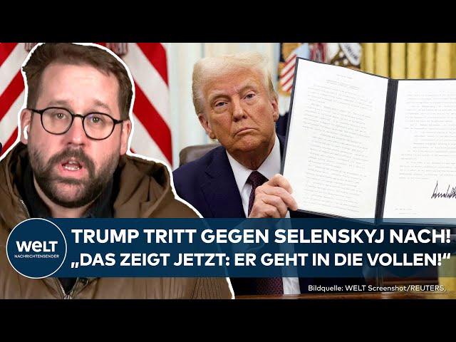 DONALD TRUMP: Weitere Verbal-Attacken gegen Selenskyj! Werden die Ukraine-Hilfen eingefroren?