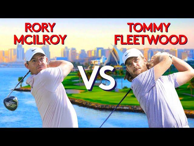 Every Shot Of Rory McIlroy vs Tommy Fleetwood | 2024 Dubai Invitational