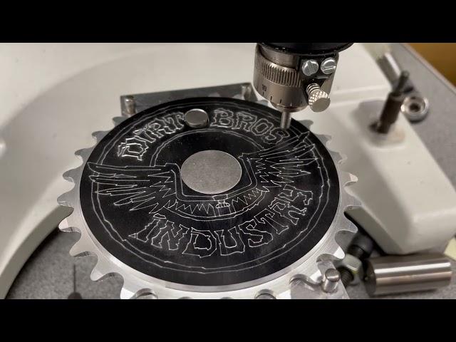 Dirt Brothers Sprocket Engraving Part 2