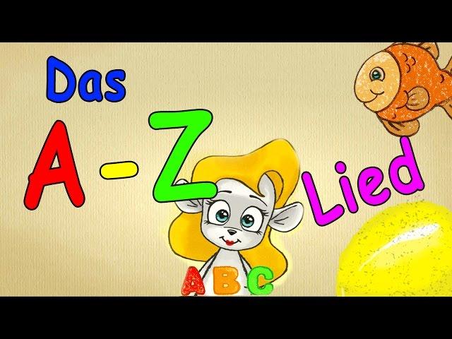 ABC Alphabet Song Deutsch Kinderlied - A-Z mit Umlauten - Lern mit mir das ABC